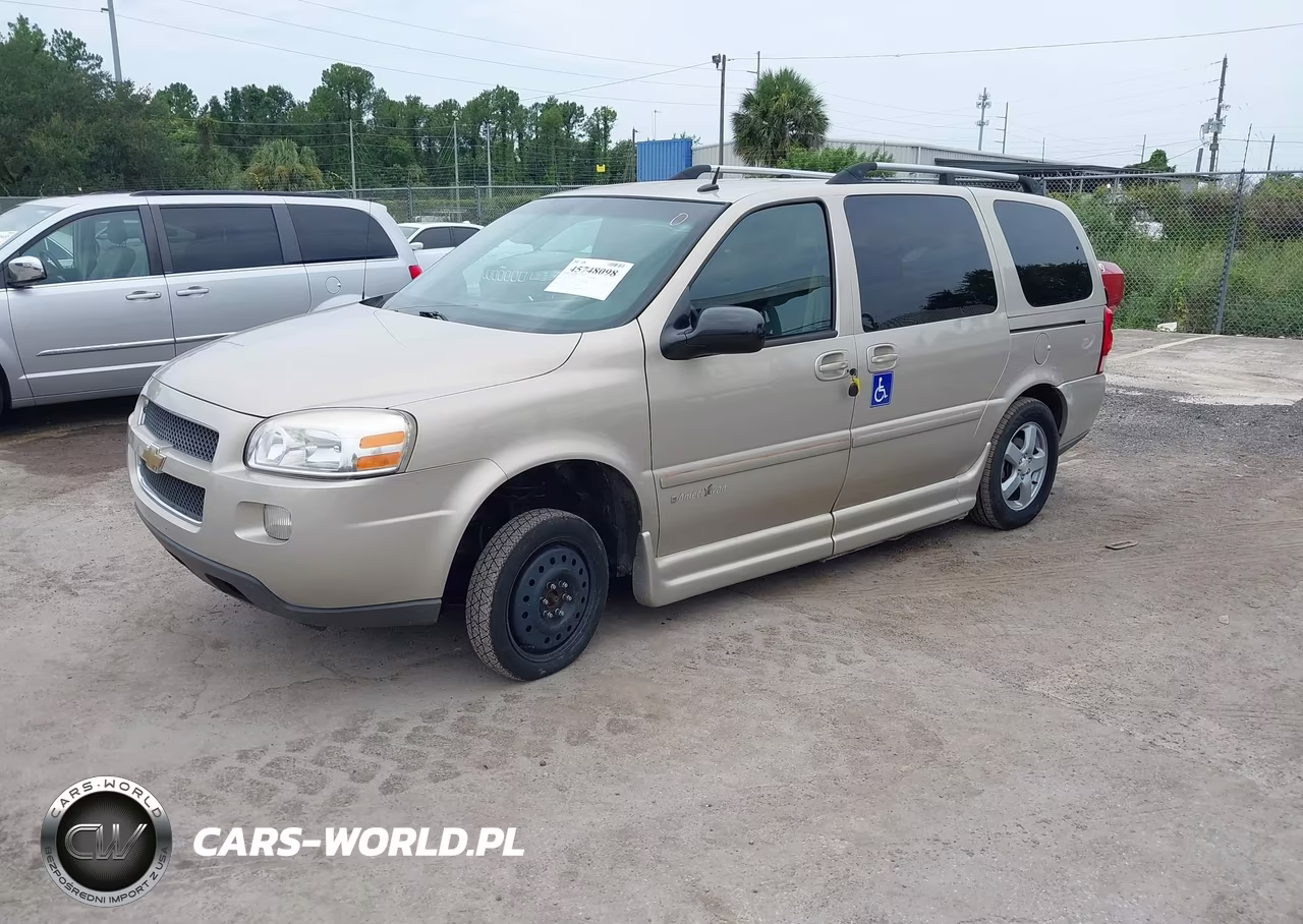 2007 Chevrolet Uplander Lt W-2Lt VIN:1GBDV13187D164911 - 2