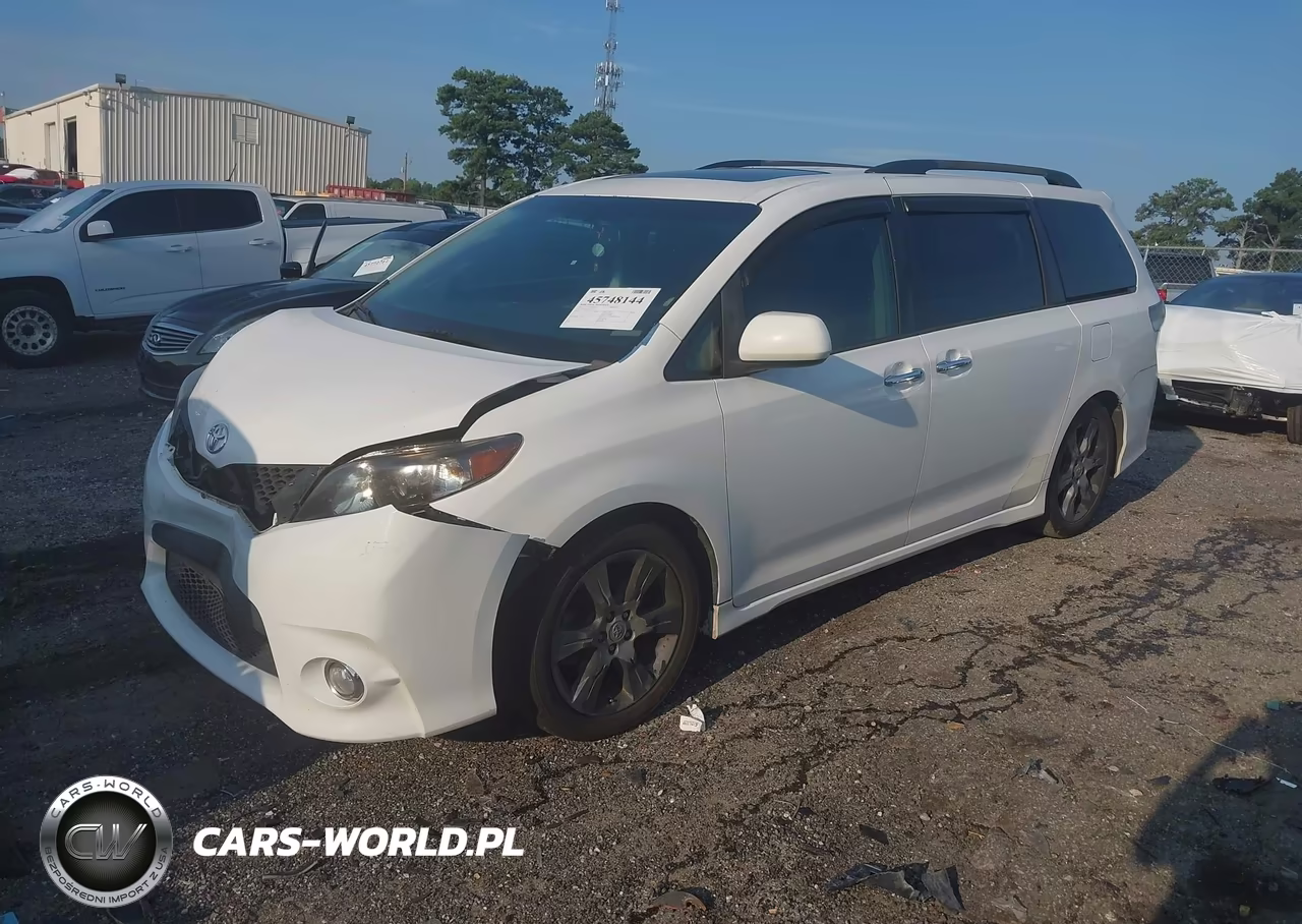 2014 Toyota Sienna Se 8 Passenger VIN:5TDXK3DC9ES412517 - 2