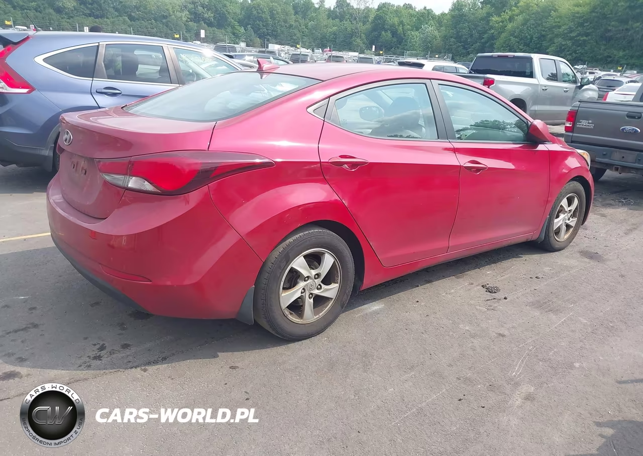 2015 Hyundai Elantra Se VIN:KMHDH4AE1FU416129 - 4
