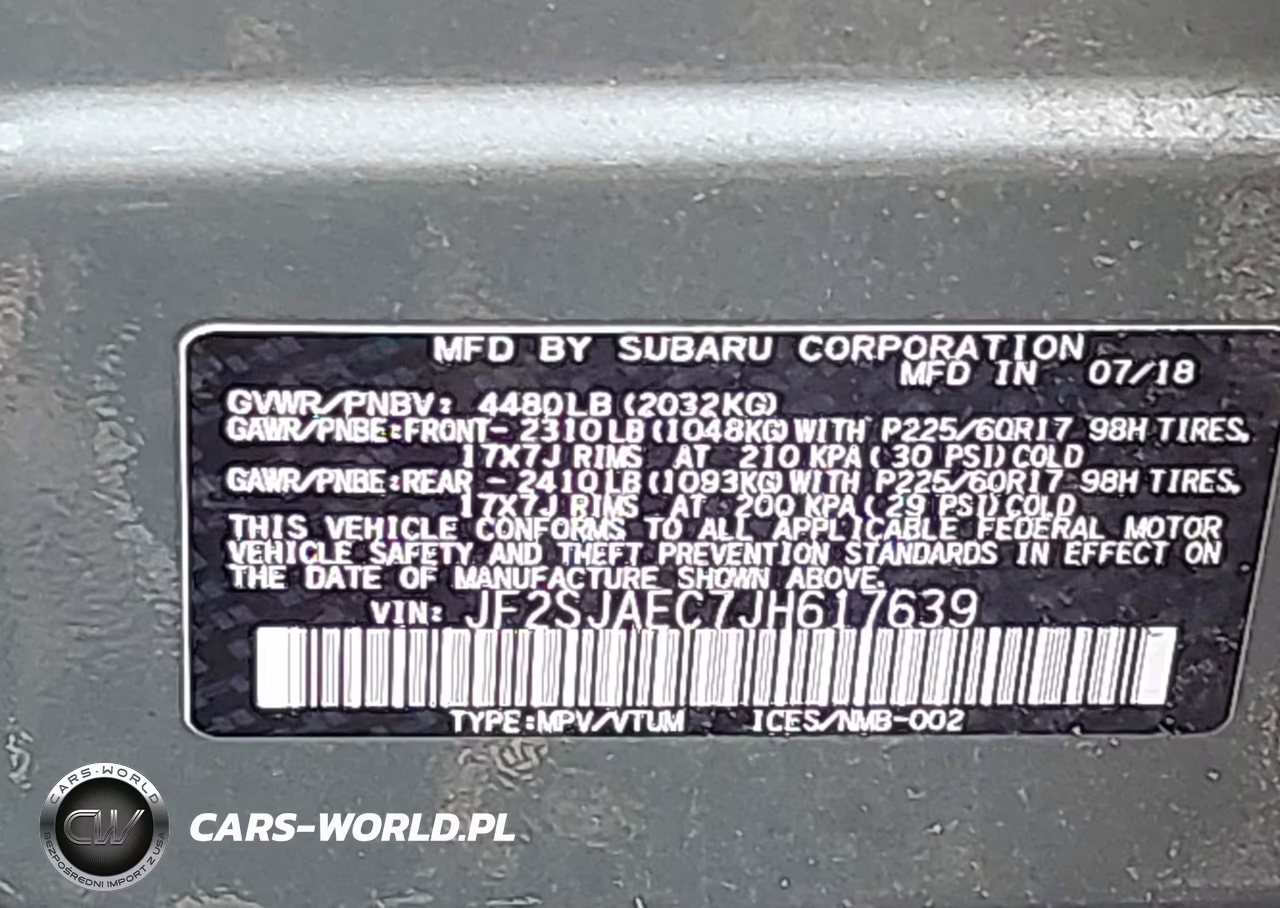 2018 Subaru Forester 2.5I Premium VIN:JF2SJAEC7JH617639 - 9