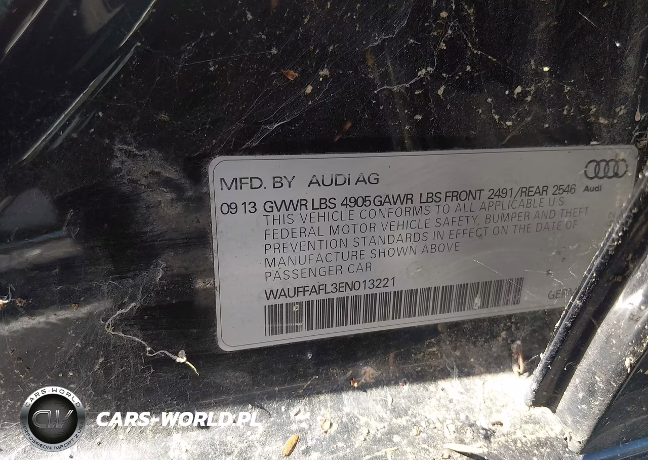 2014 Audi A4 2.0T Premium VIN:WAUFFAFL3EN013221 - 9