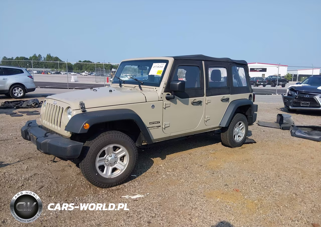2018 Jeep Wrangler Jk Unlimited Sport 4X4 VIN:1C4BJWDG6JL807378 - 2