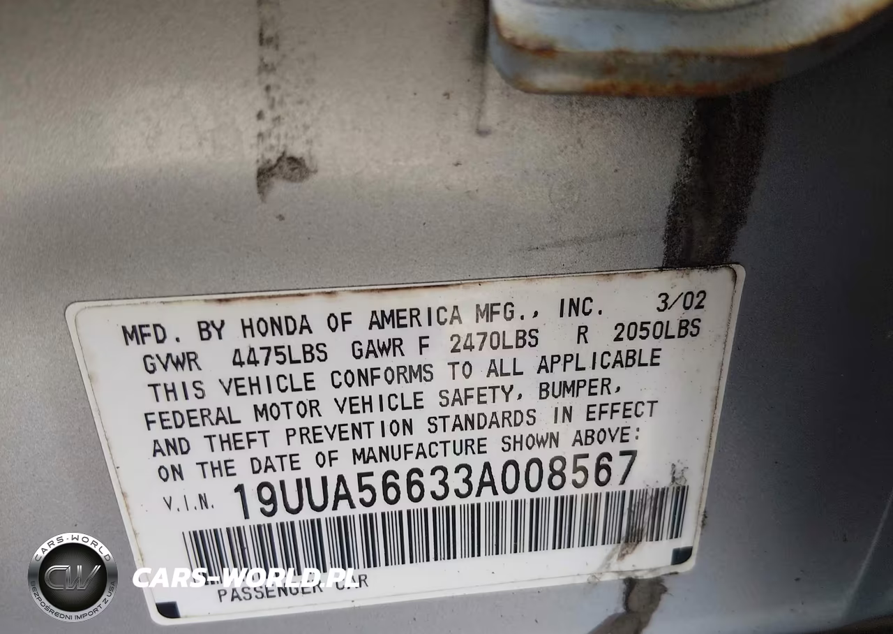 2003 Acura Tl 3.2 VIN:19UUA56633A008567 - 9