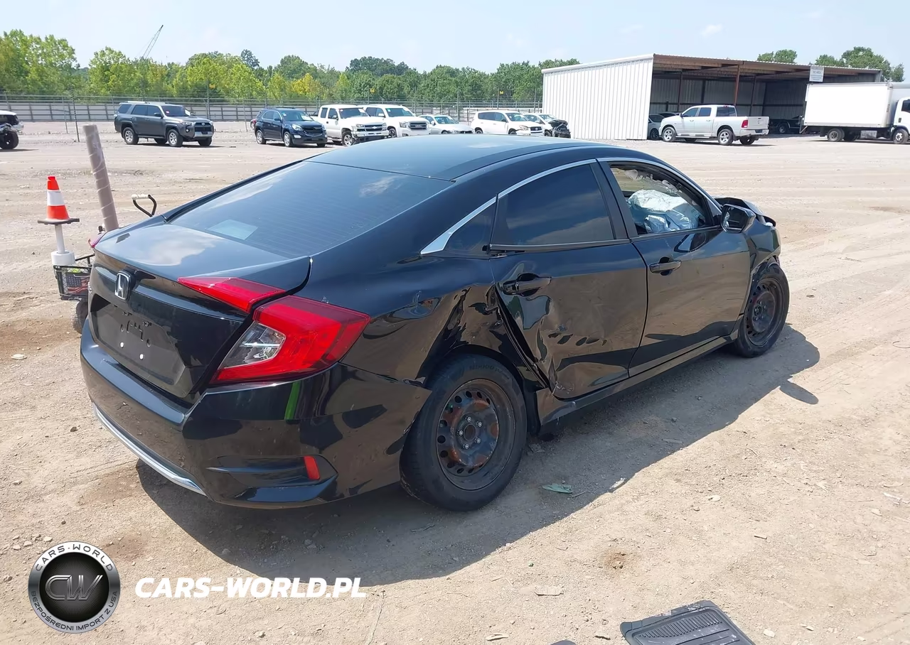 2019 Honda Civic Lx VIN:2HGFC2F67KH605464 - 4