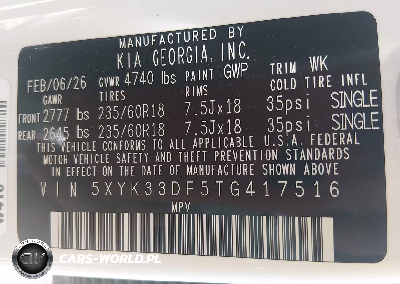 2026 Kia Sportage Ex VIN:5XYK33DF5TG417516 - 9