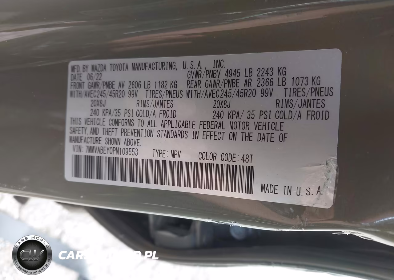 2023 Mazda Cx-50 2.5 Turbo Premium Plus VIN:7MMVABEY0PN109553 - 9