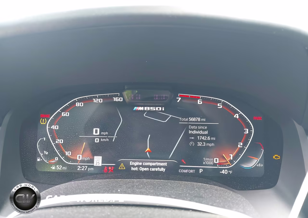 2021 BMW M850I xDrive VIN:WBABC4C00MCF01946 - 7