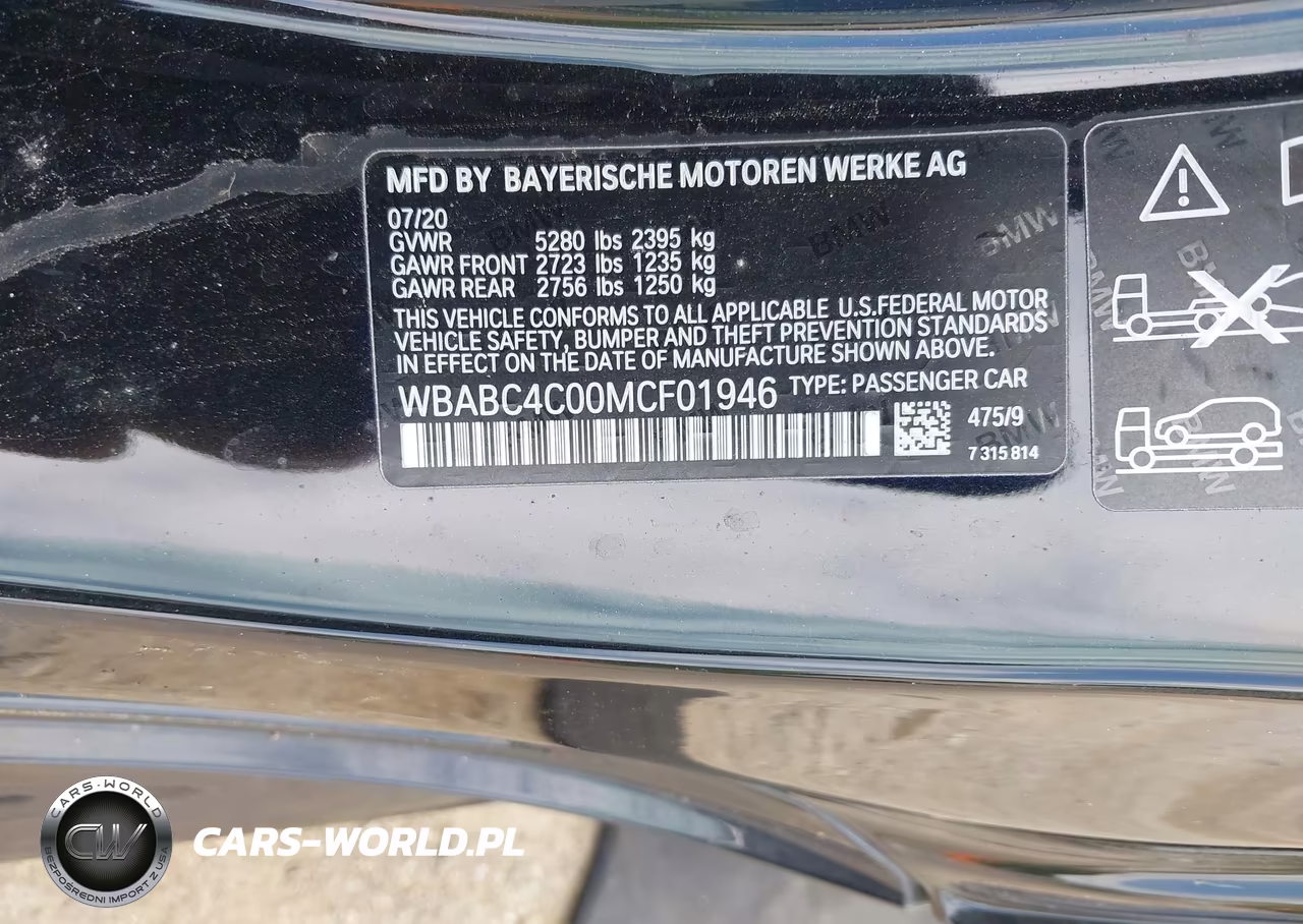 2021 BMW M850I xDrive VIN:WBABC4C00MCF01946 - 9