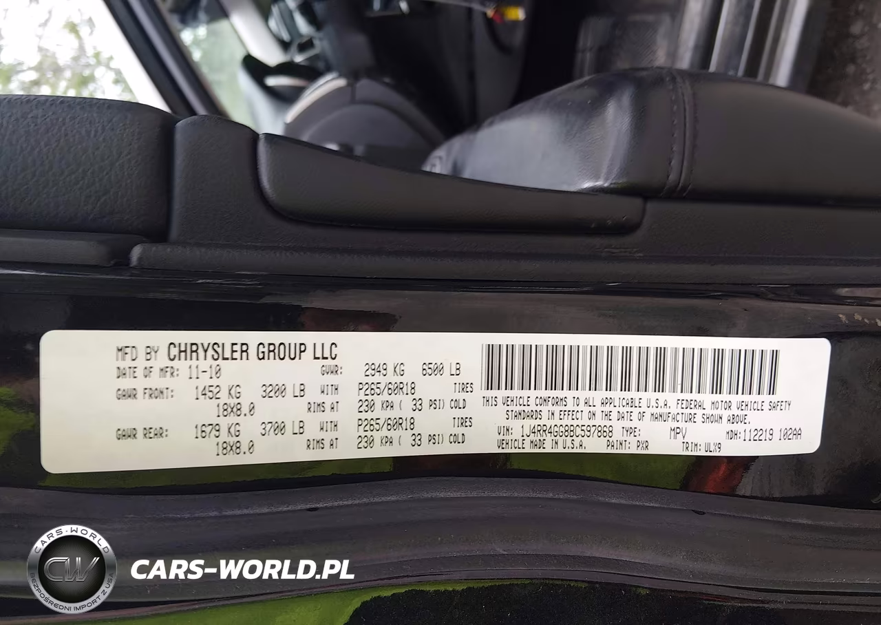 2011 Jeep Grand Cherokee Laredo VIN:1J4RR4GG8BC597868 - 9