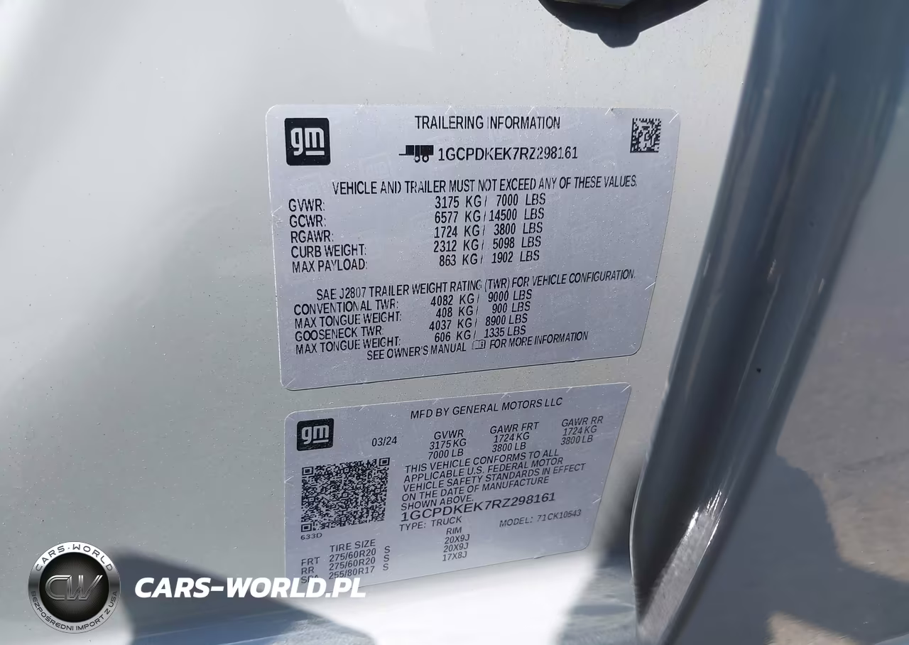 2024 Chevrolet Silverado 1500 VIN:1GCPDKEK7RZ298161 - 9