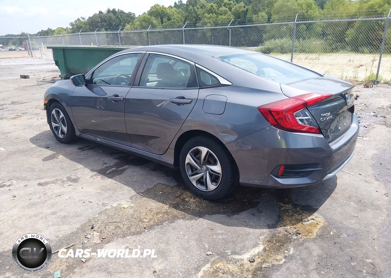 2019 Honda Civic Lx VIN:2HGFC2F63KH516376 - 3