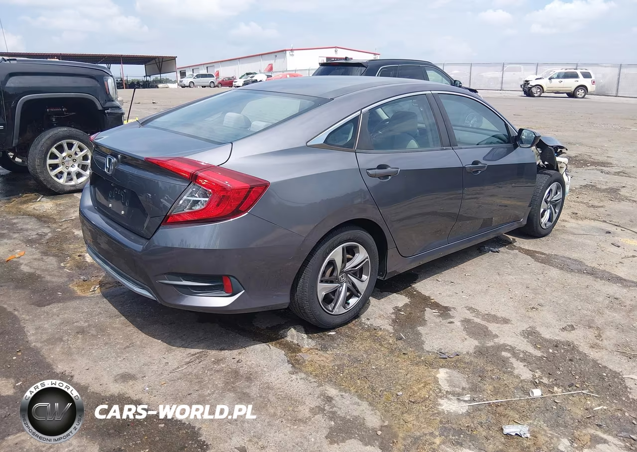 2019 Honda Civic Lx VIN:2HGFC2F63KH516376 - 4