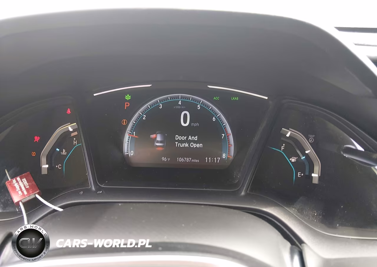 2019 Honda Civic Lx VIN:2HGFC2F63KH516376 - 7