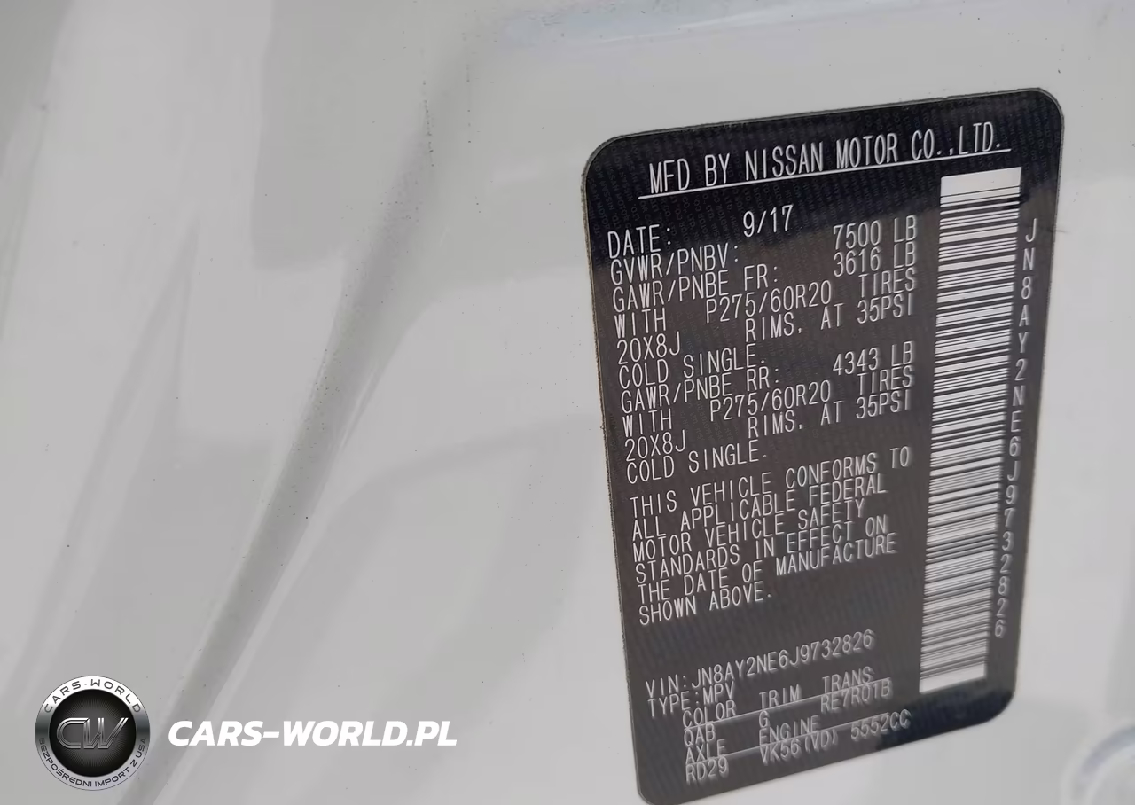 2018 Nissan Armada Platinum VIN:JN8AY2NE6J9732826 - 9