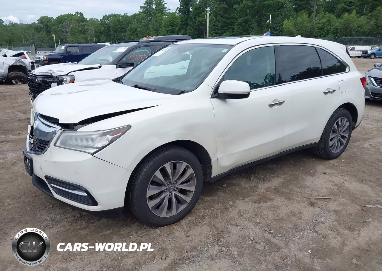 2014 Acura Mdx Technology Pkg W-Entertainment Pkg VIN:5FRYD4H64EB023876 - 2