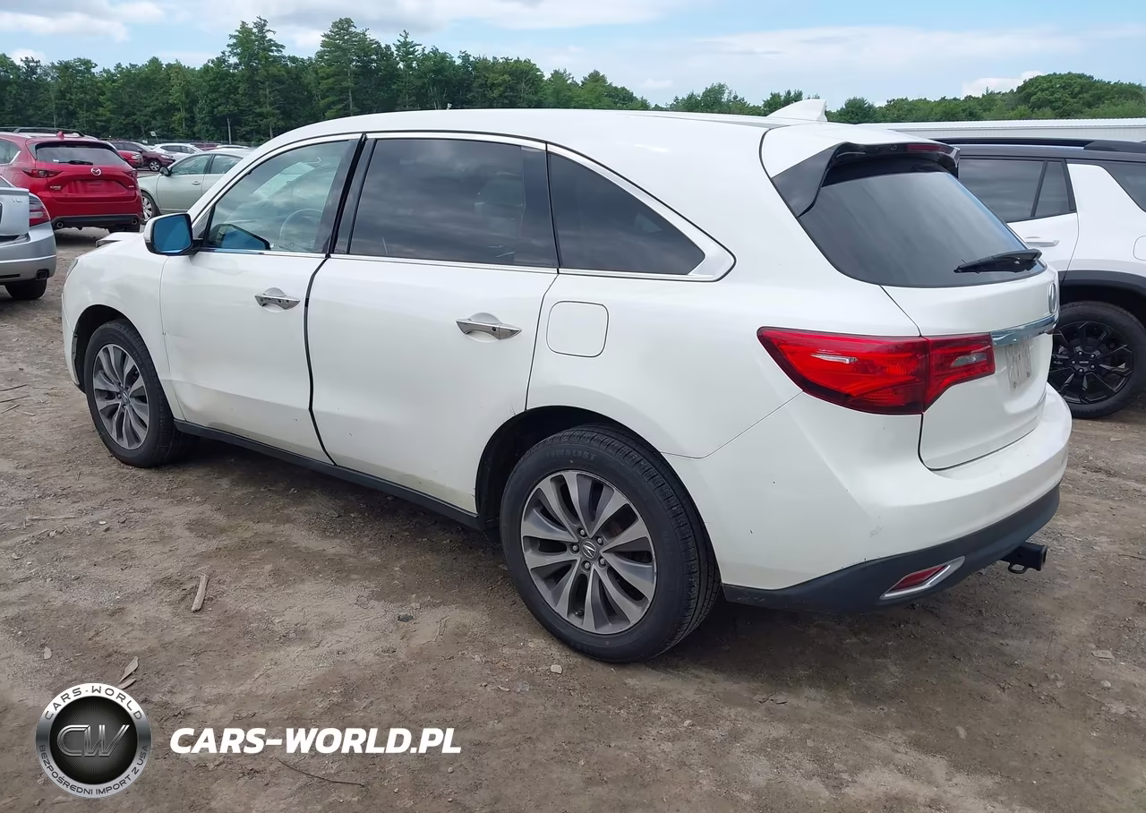 2014 Acura Mdx Technology Pkg W-Entertainment Pkg VIN:5FRYD4H64EB023876 - 3