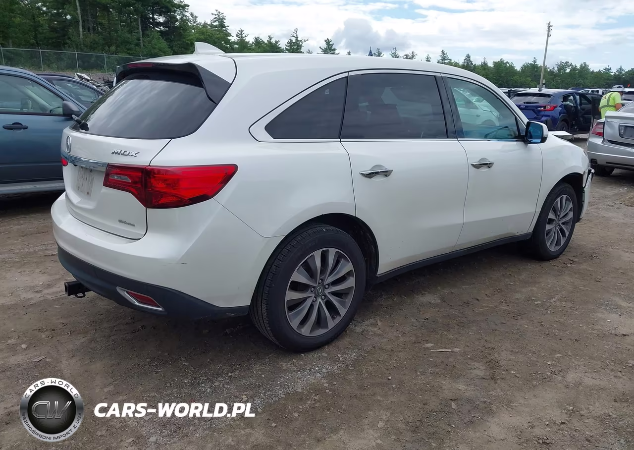 2014 Acura Mdx Technology Pkg W-Entertainment Pkg VIN:5FRYD4H64EB023876 - 4