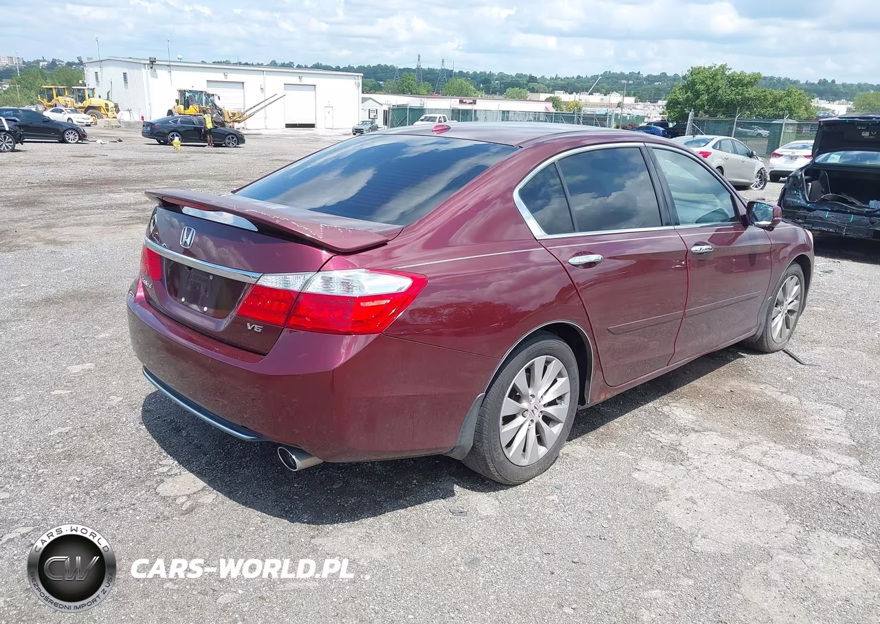2014 Honda Accord Ex-L V-6 VIN:1HGCR3F82EA035479 - 4