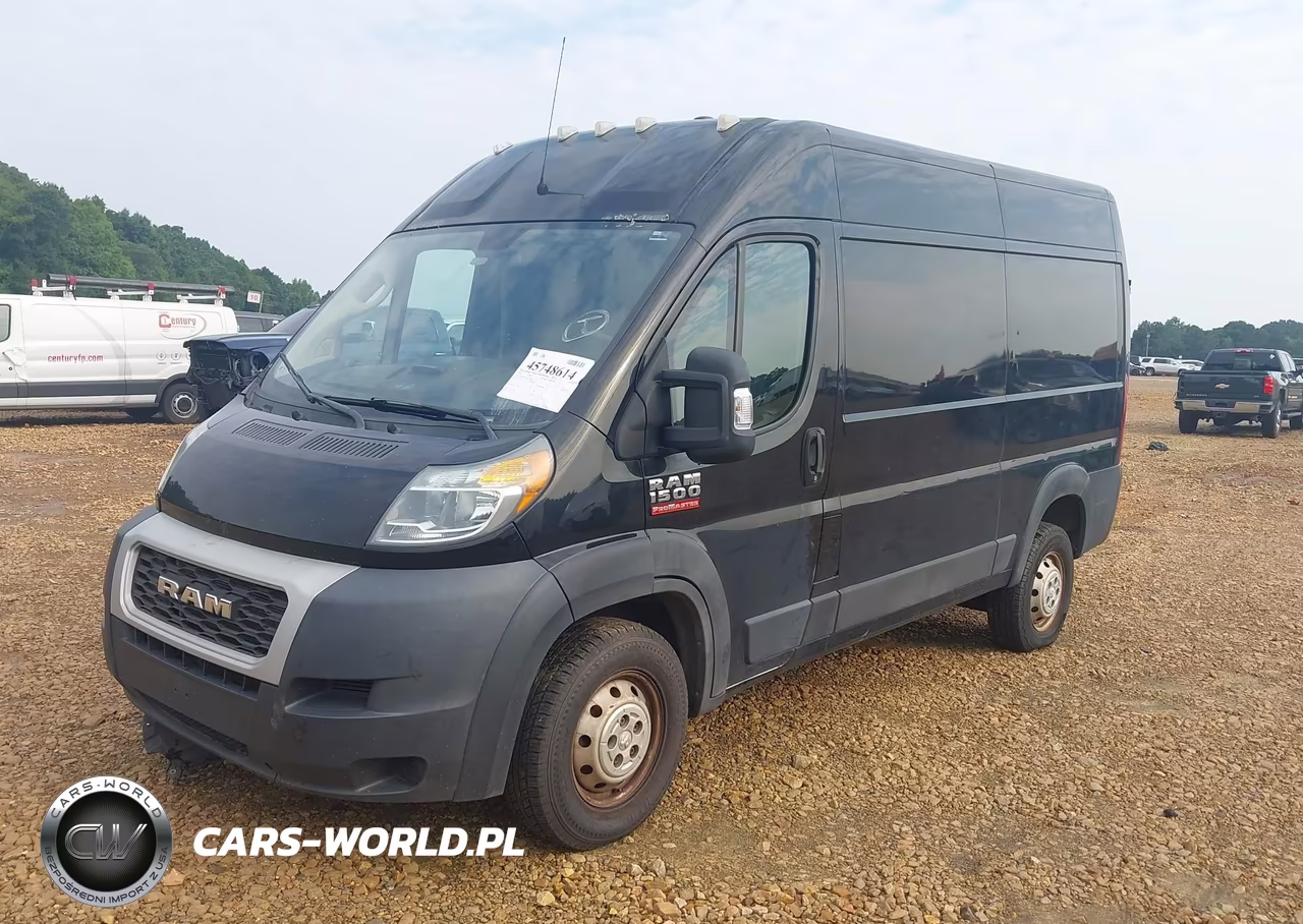 2019 Ram Promaster 1500 High Roof 136 Wb VIN:3C6TRVBGXKE514398 - 2