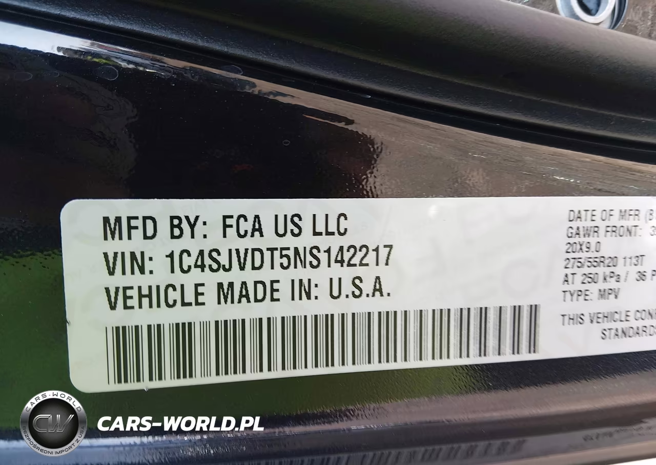2022 Jeep Wagoneer Series Iii 4X4 VIN:1C4SJVDT5NS142217 - 9