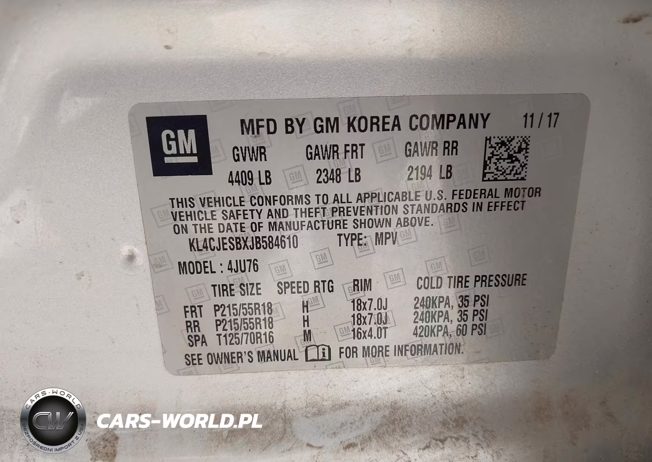 2018 Buick Encore Preferred VIN:KL4CJESBXJB584610 - 9