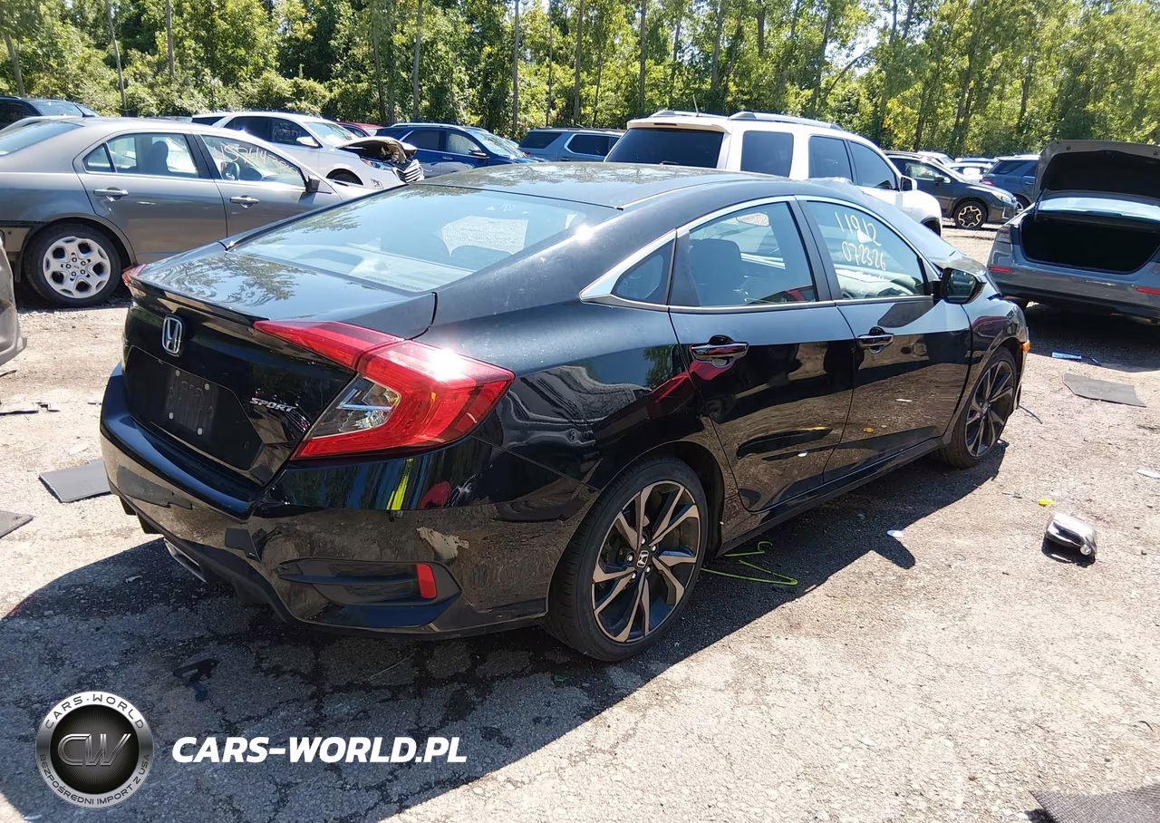 2020 Honda Civic Sport VIN:2HGFC2E83LH544473 - 4
