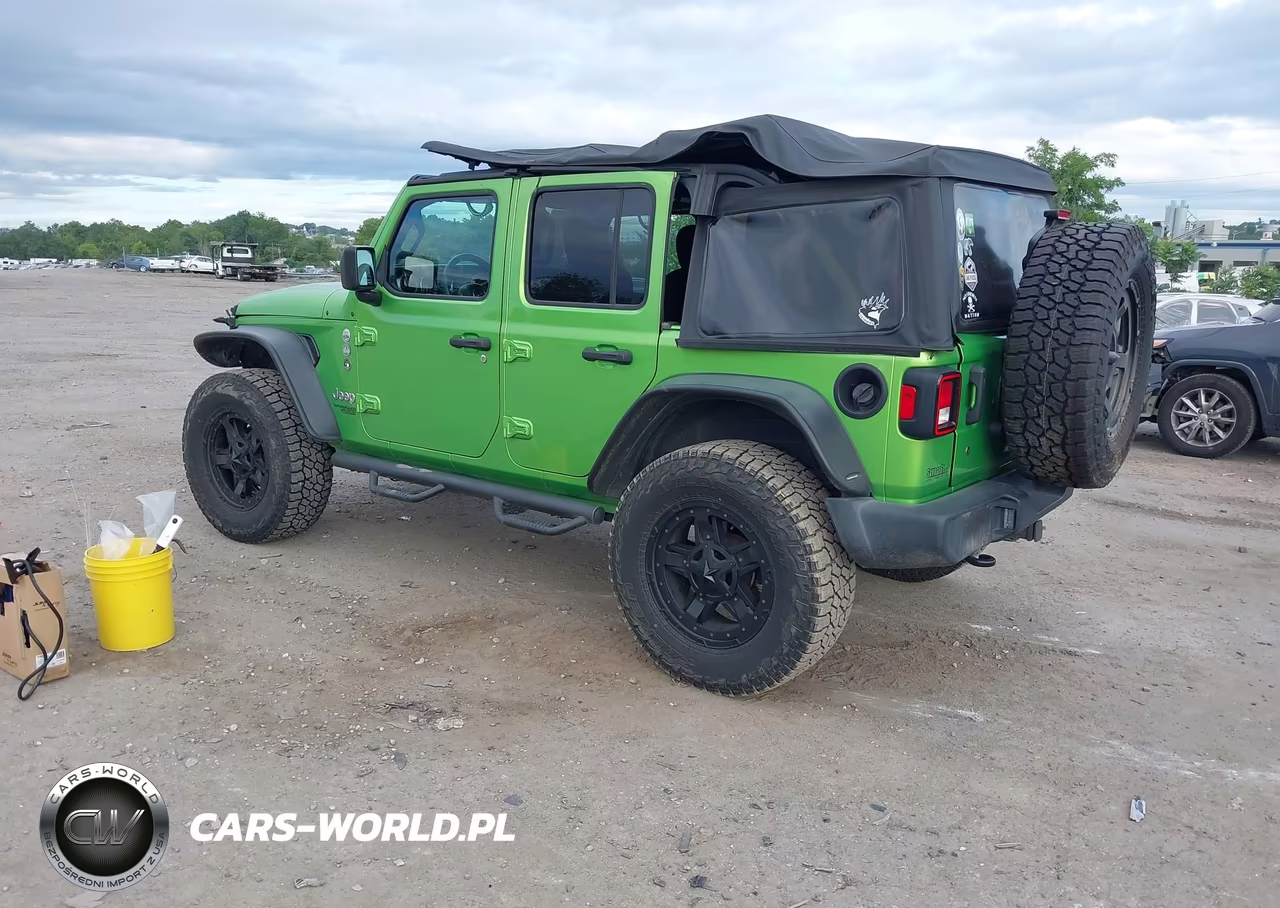 2018 Jeep Wrangler Unlimited Sport 4X4 VIN:1C4HJXDN6JW237248 - 3