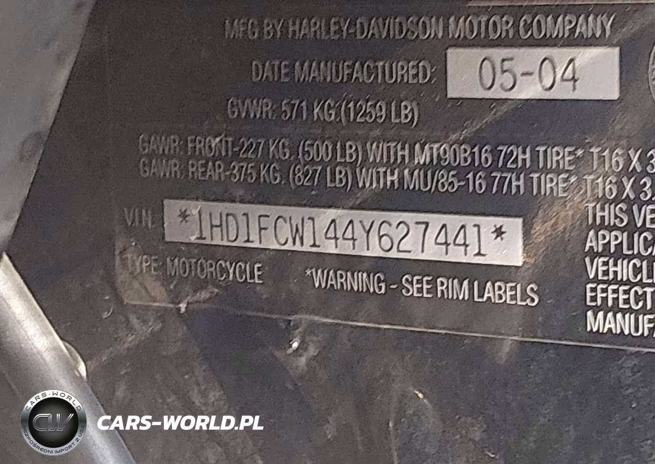 2004 Harley-Davidson Flhtcui VIN:1HD1FCW144Y627441 - 10