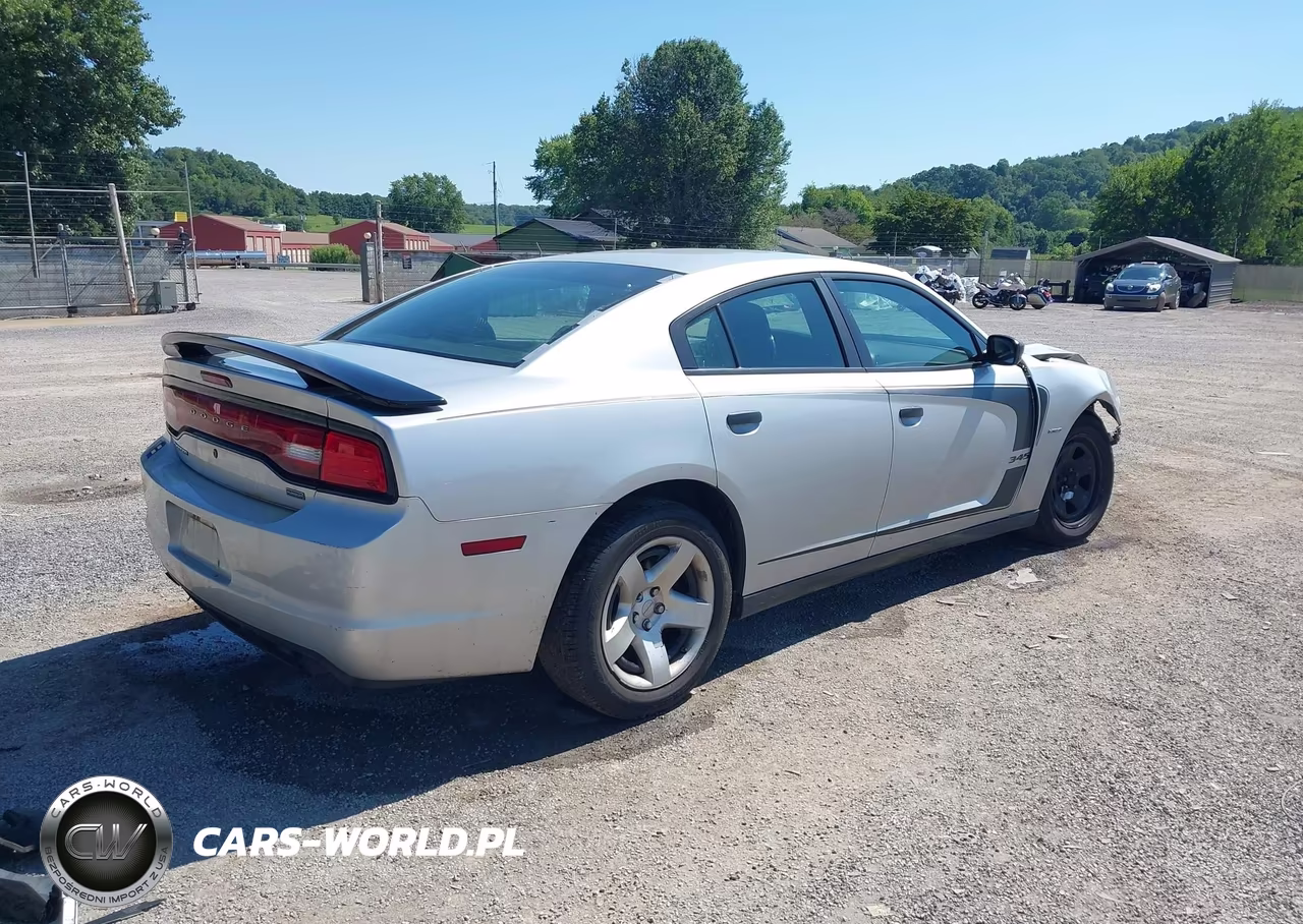 2014 Dodge Charger Police VIN:2C3CDXAT0EH347743 - 4