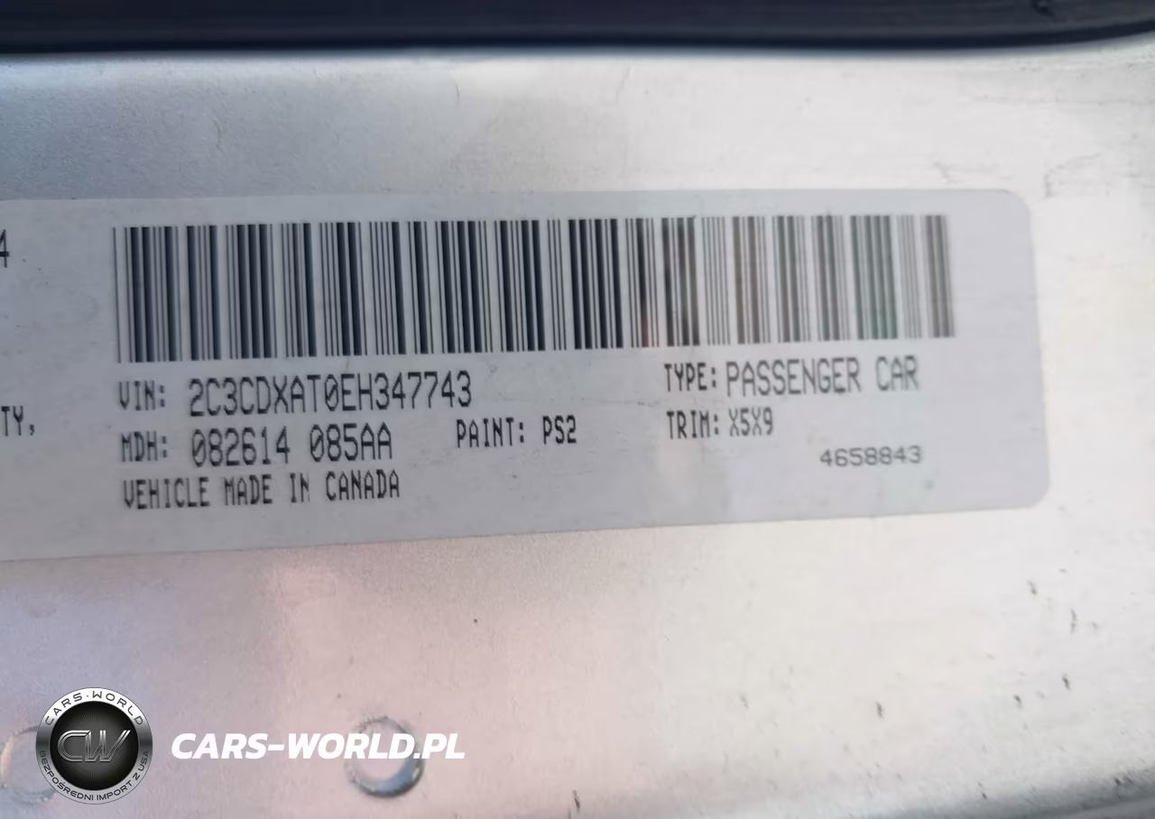 2014 Dodge Charger Police VIN:2C3CDXAT0EH347743 - 9