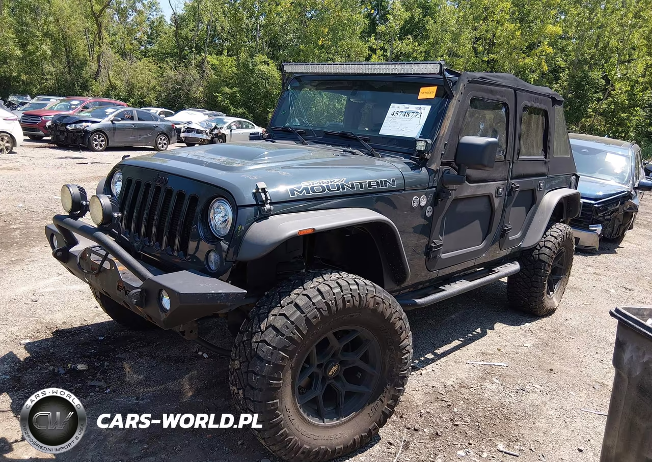 2017 Jeep Wrangler Unlimited Smoky Mountain VIN:1C4BJWEGXHL658255 - 2