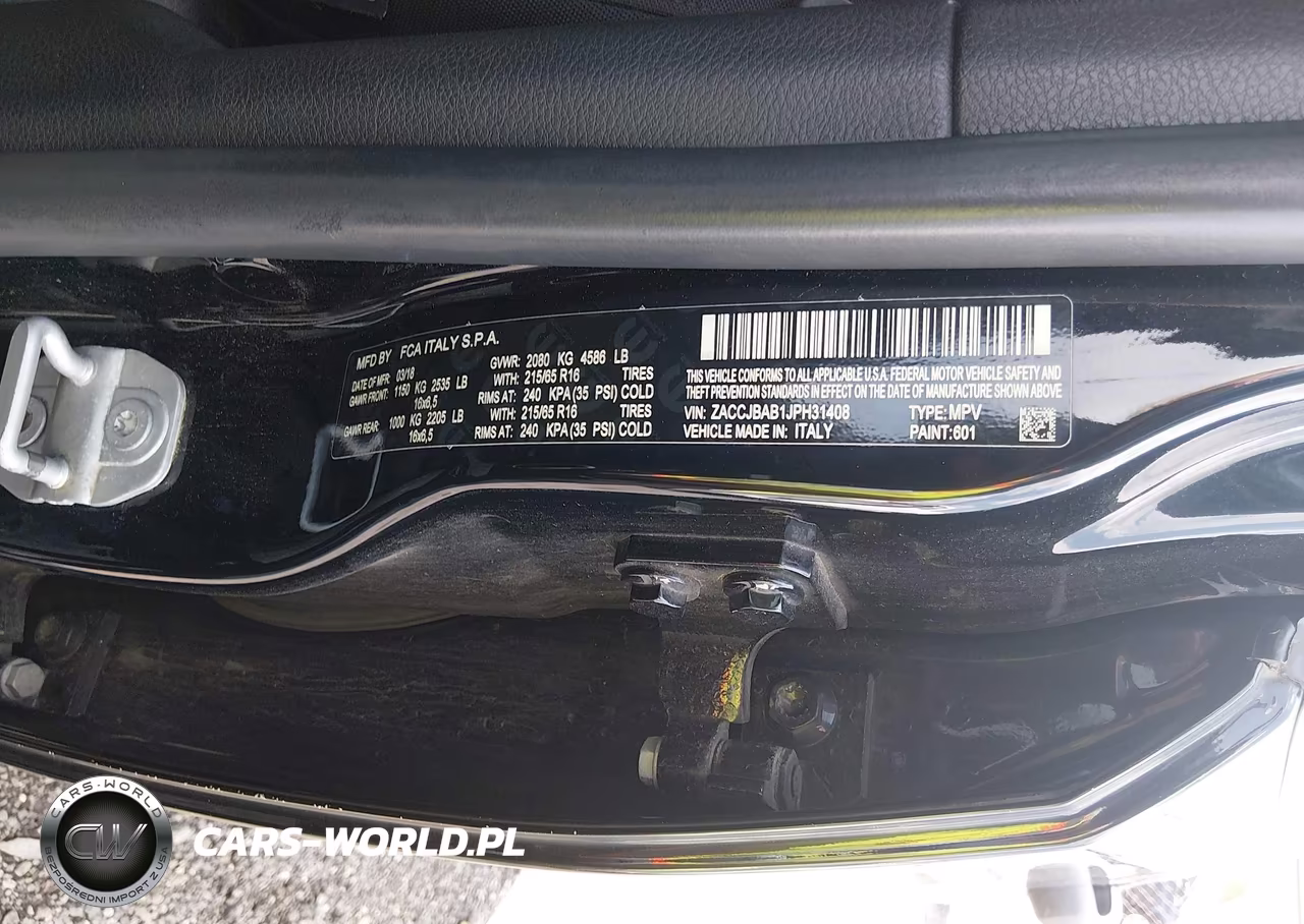 2018 Jeep Renegade Sport 4X4 VIN:ZACCJBAB1JPH31408 - 9