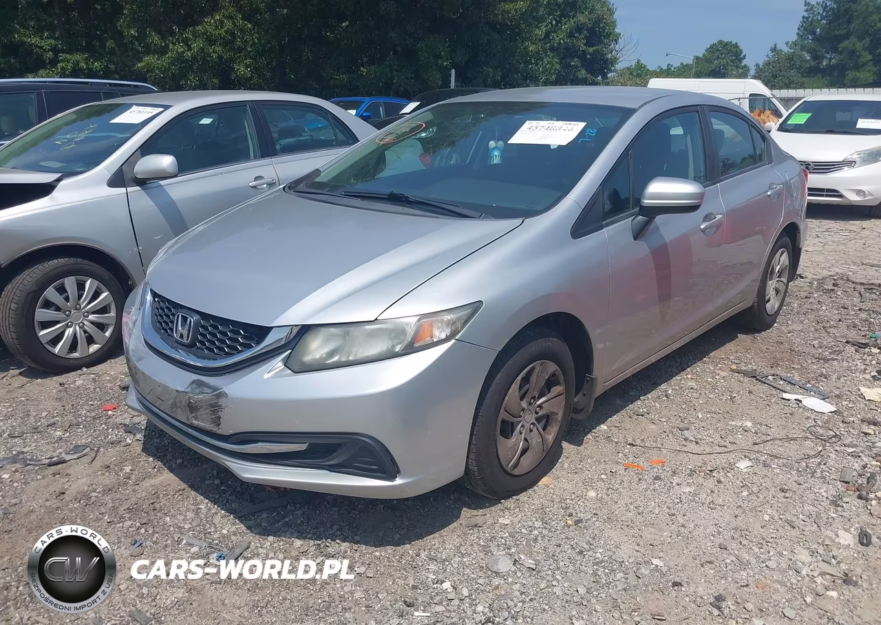 2014 Honda Civic Lx VIN:19XFB2F50EE047367 - 2