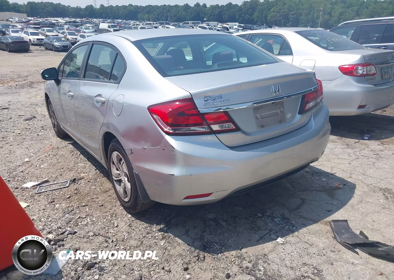 2014 Honda Civic Lx VIN:19XFB2F50EE047367 - 3