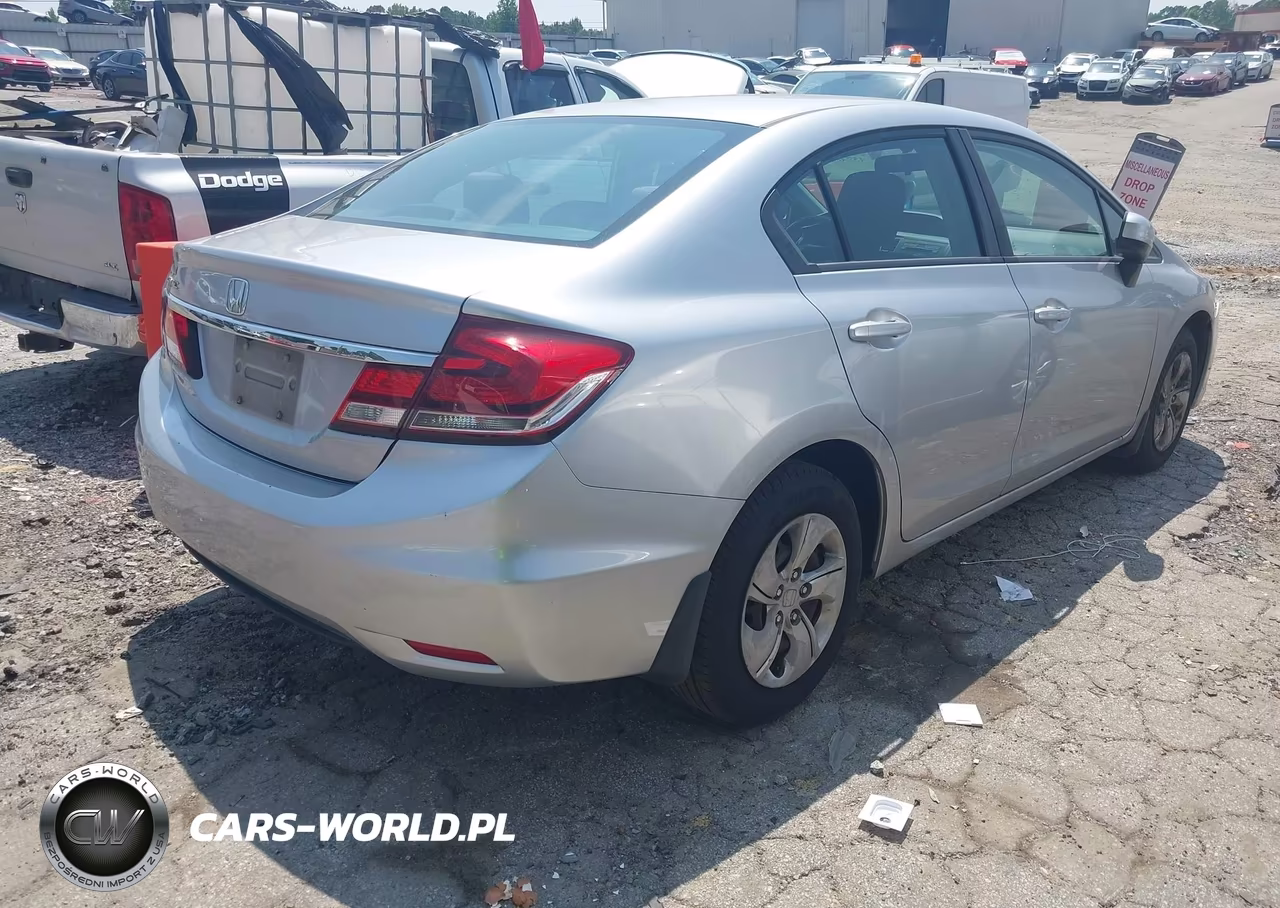 2014 Honda Civic Lx VIN:19XFB2F50EE047367 - 4