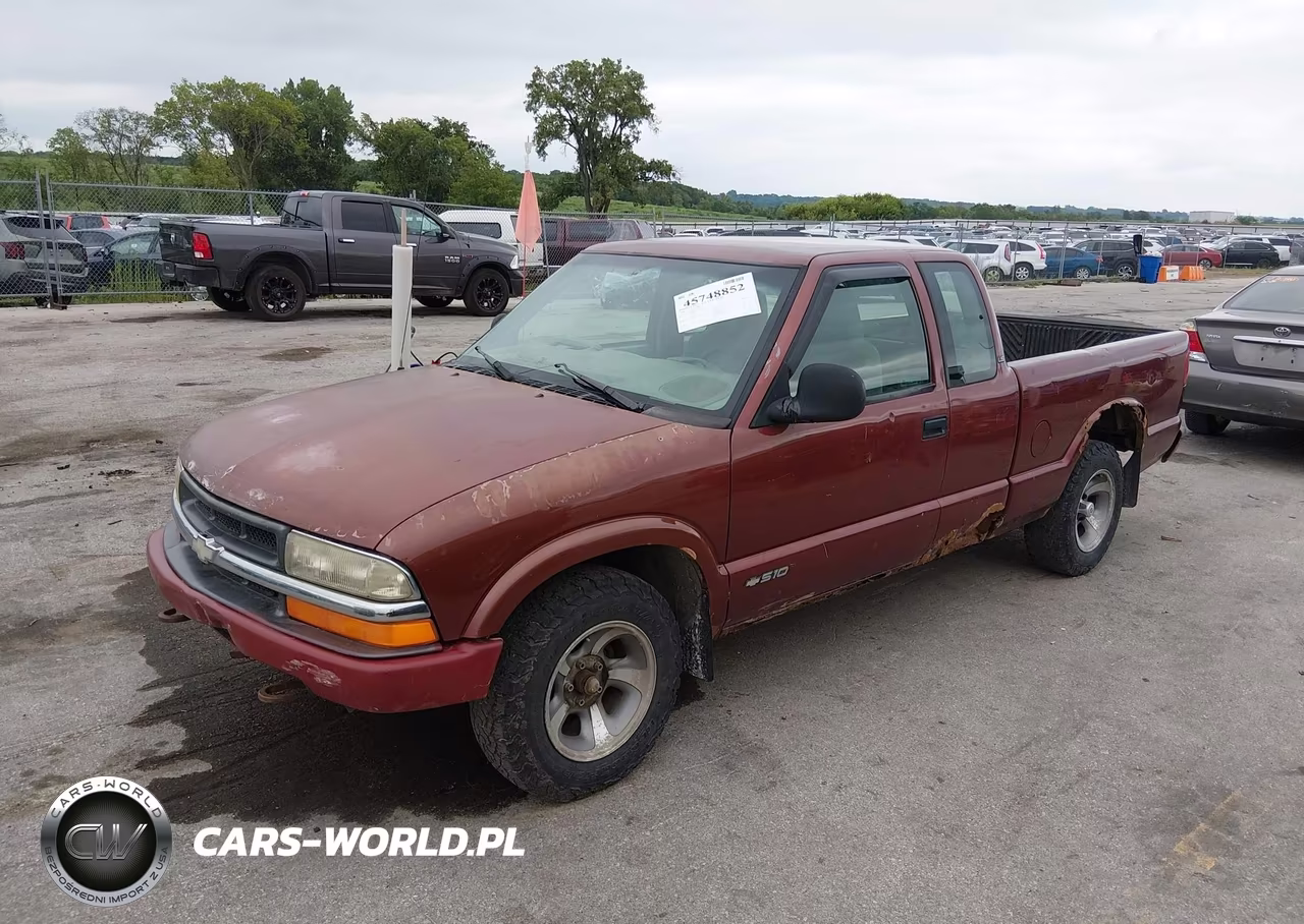 1998 Chevrolet S-10 Ls VIN:1GCCS1947WK166287 - 2