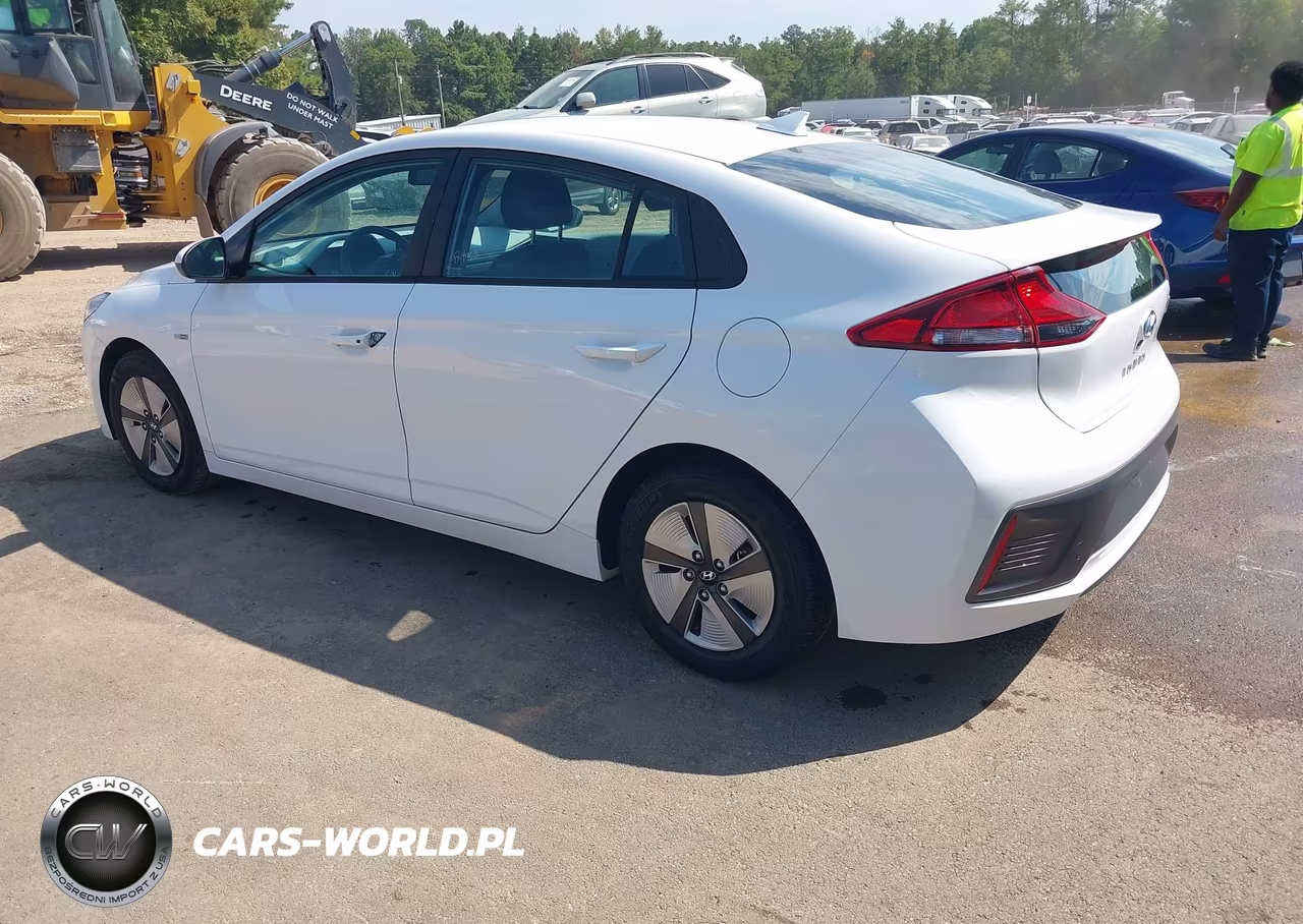 2020 Hyundai Ioniq Hybrid Blue VIN:KMHC65LCXLU219457 - 3