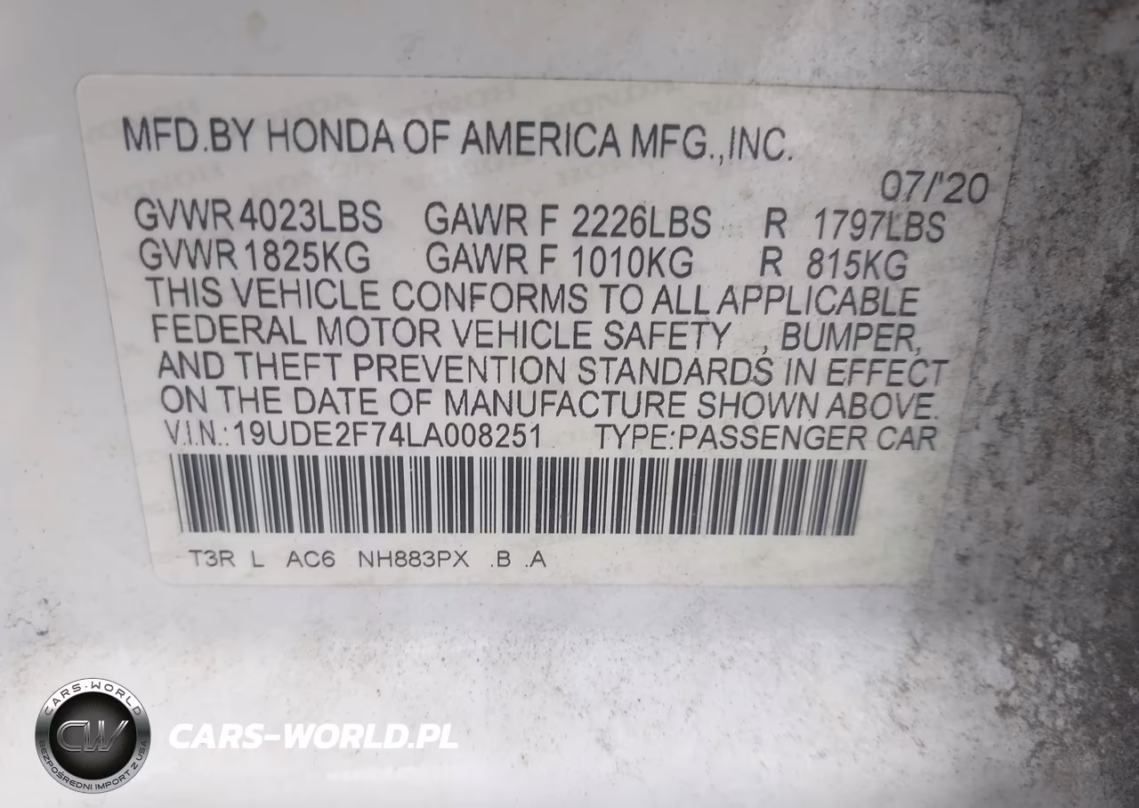 2020 Acura Ilx VIN:19UDE2F74LA008251 - 9