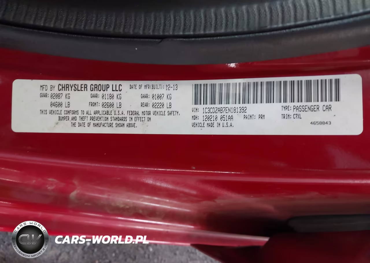 2014 Dodge Avenger Se VIN:1C3CDZAB7EN181392 - 9