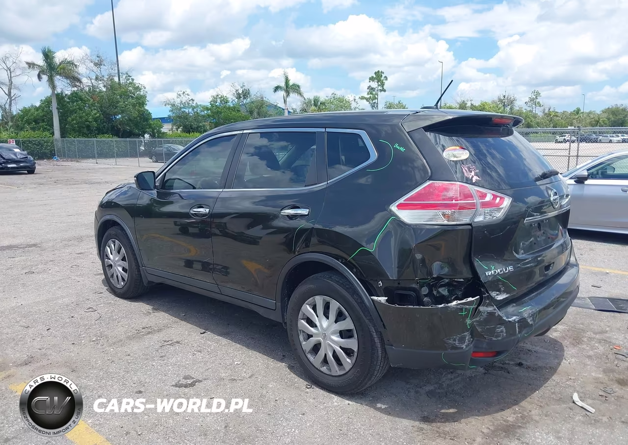 2015 Nissan Rogue S VIN:KNMAT2MT5FP529987 - 3