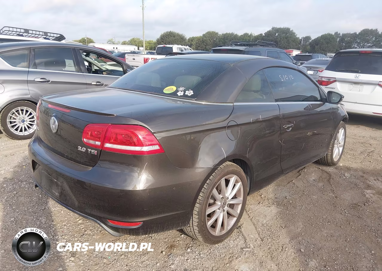 2014 Volkswagen Eos Komfort VIN:WVWBW8AH1EV000996 - 4