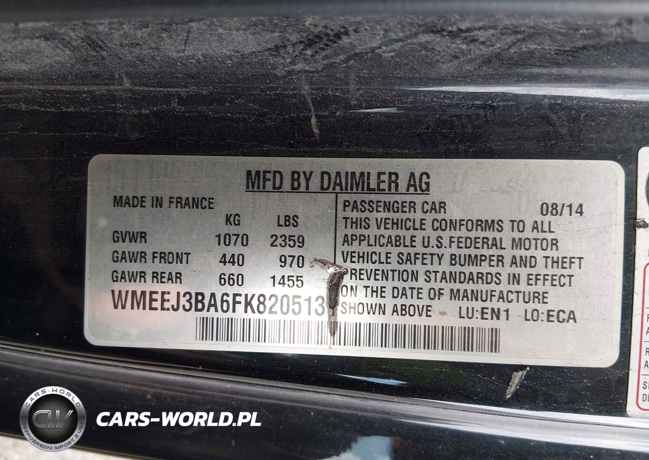 2015 Smart Fortwo Pure VIN:WMEEJ3BA6FK820513 - 9