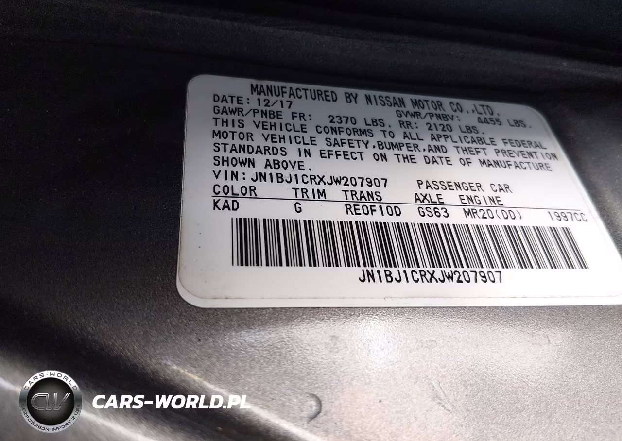2018 Nissan Rogue Sport Sl VIN:JN1BJ1CRXJW207907 - 8