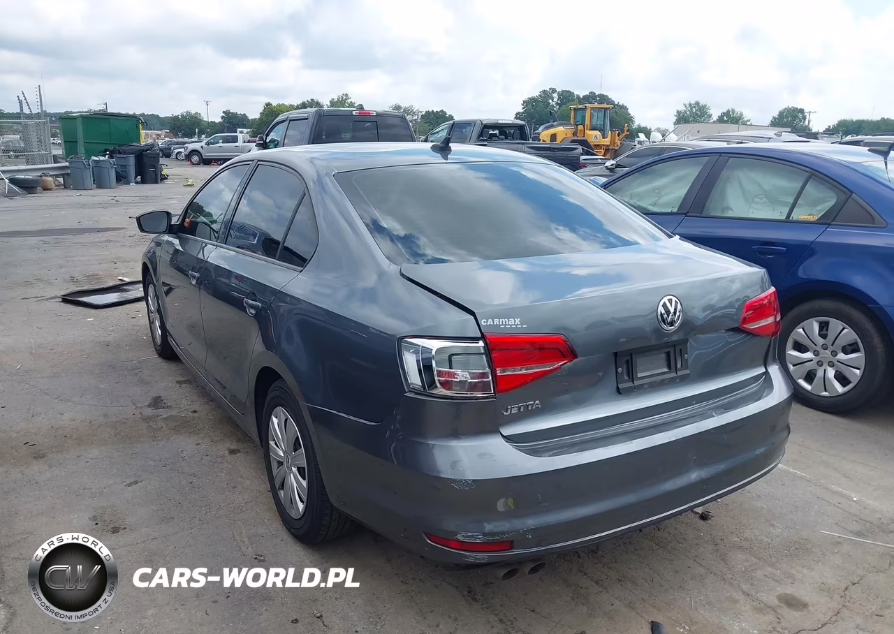 2015 Volkswagen Jetta 2.0L S VIN:3VW2K7AJXFM255230 - 3