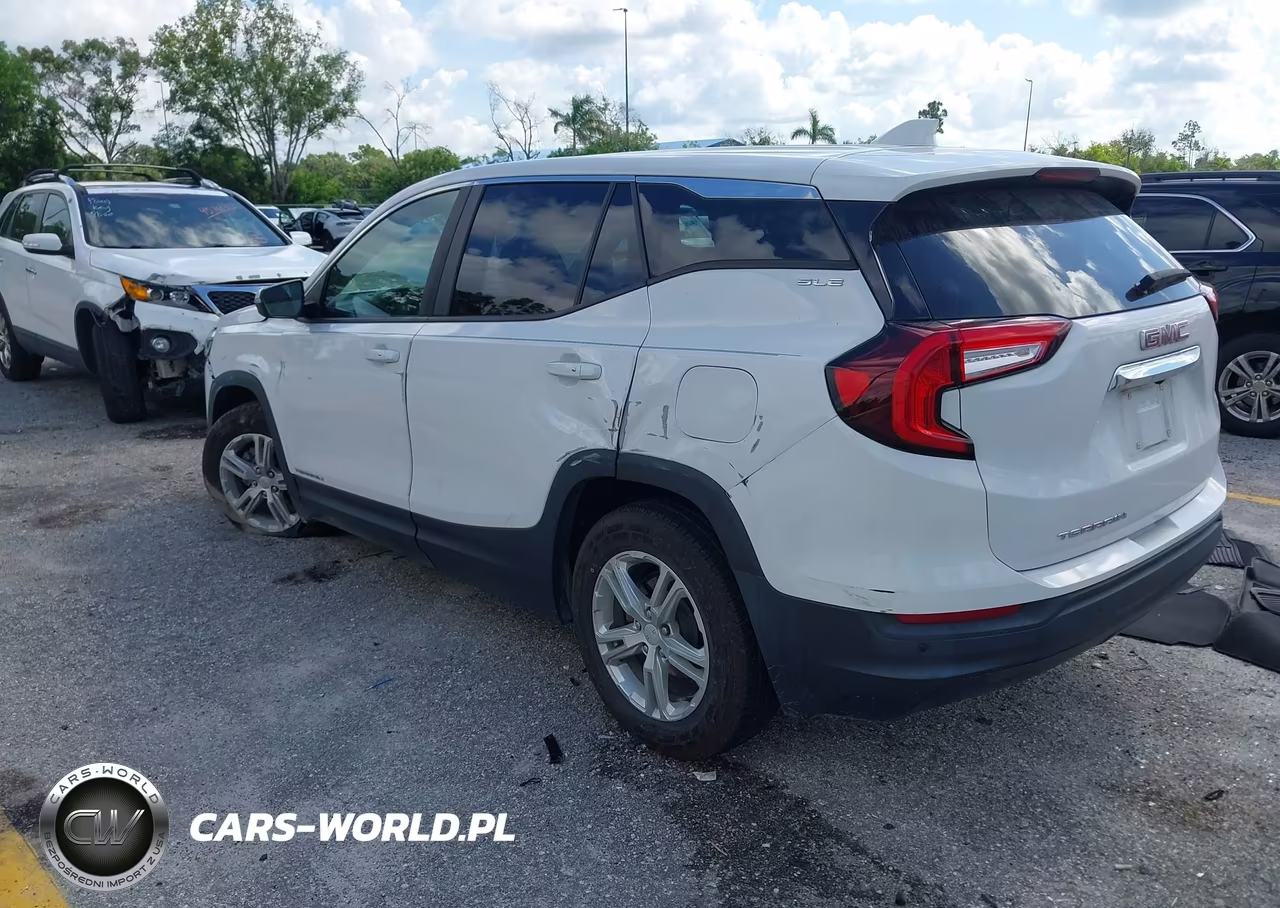 2022 GMC Terrain Fwd Sle VIN:3GKALMEV7NL130329 - 3