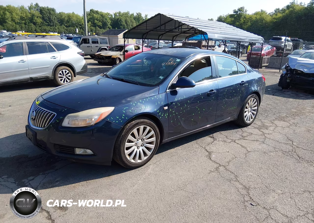 2011 Buick Regal Cxl Turbo Russelsheim VIN:W04GV5EV5B1080792 - 2