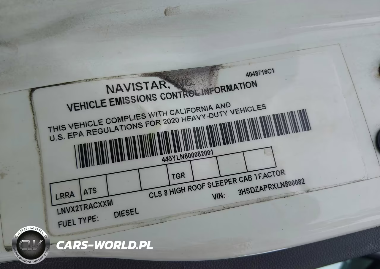 2020 International Lt VIN:3HSDZAPRXLN800082 - 8