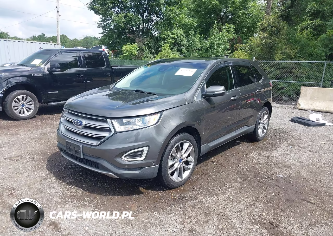 2017 Ford Edge Titanium VIN:2FMPK4K94HBB40411 - 2