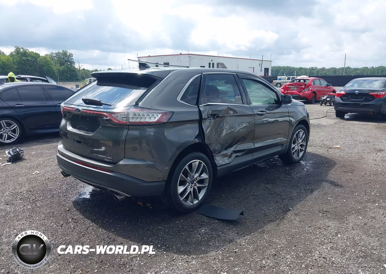 2017 Ford Edge Titanium VIN:2FMPK4K94HBB40411 - 4