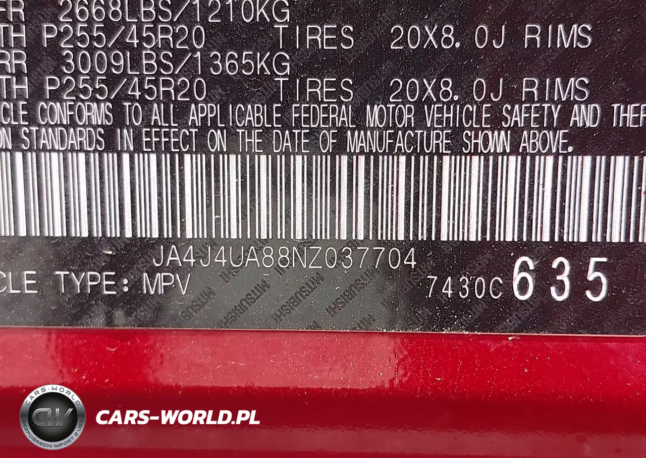 2022 Mitsubishi Outlander Se 2.5 S-Awc VIN:JA4J4UA88NZ037704 - 9